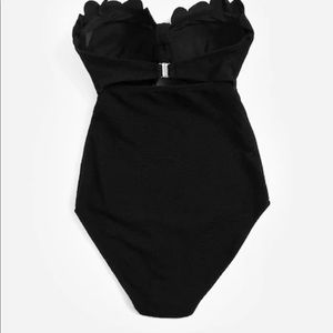 Cupshe one piece black swimsuit small